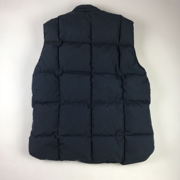 Eddie Bauer Mens Puffer Vest Black Goose Down L - Picture 3 of 5